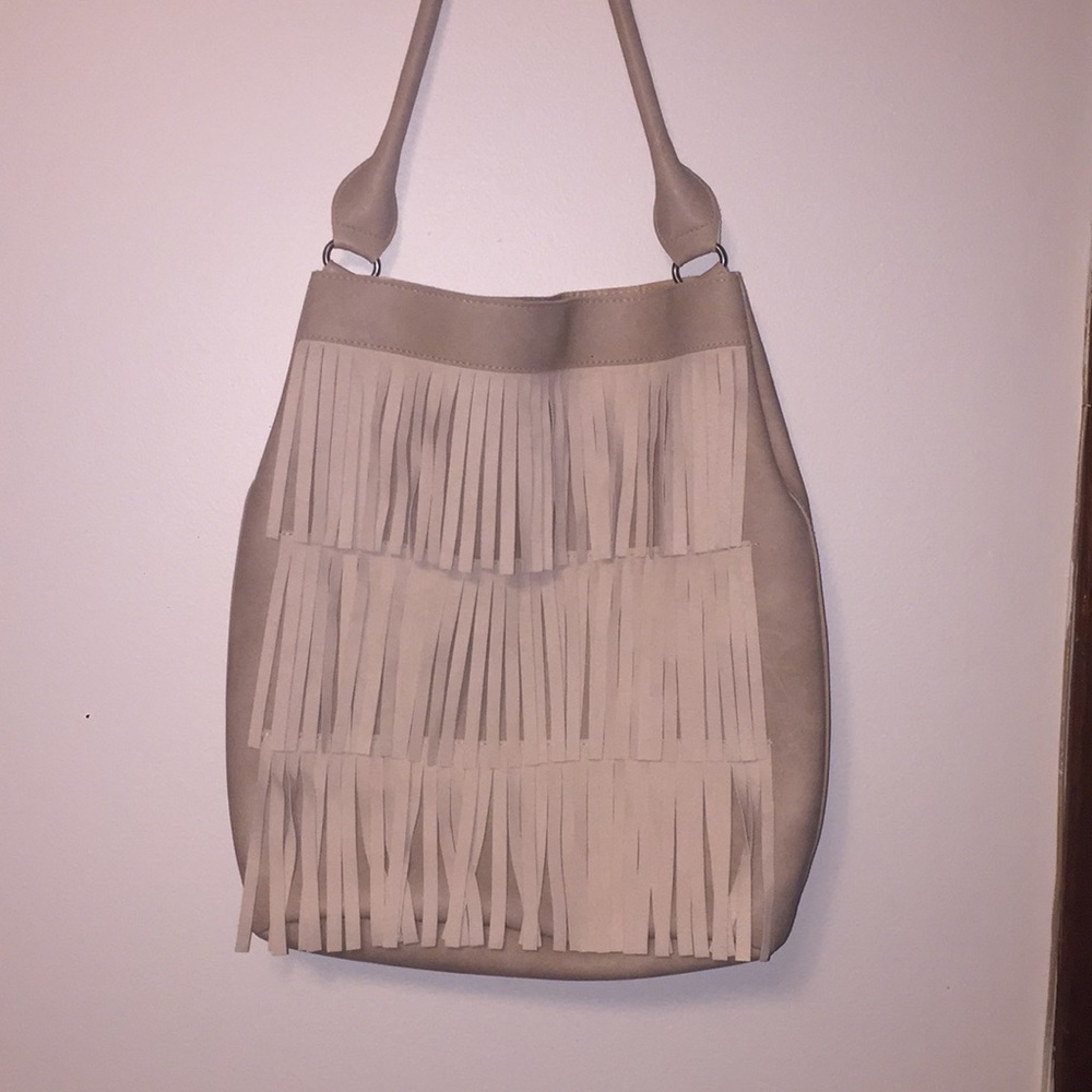 Purse with fringe